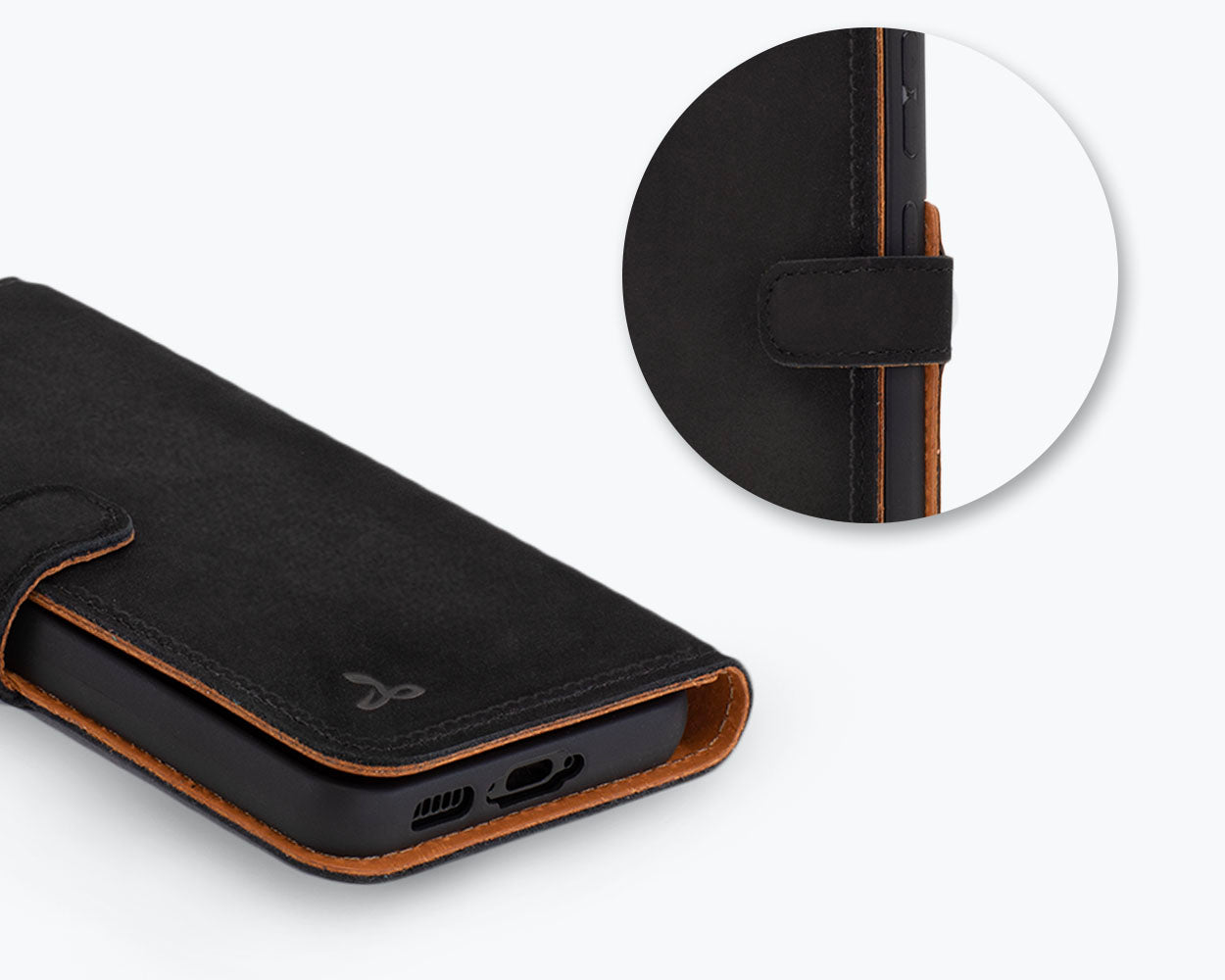 Samsung Galaxy S24 - Vintage Leather Wallet Phone Case