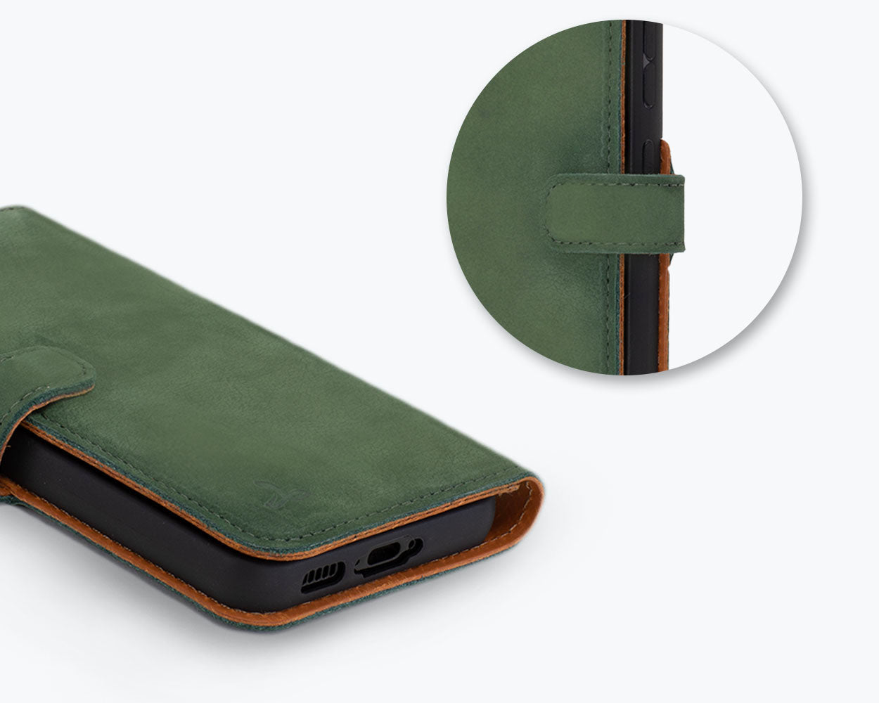 Samsung Galaxy S24 - Vintage Leather Wallet Phone Case