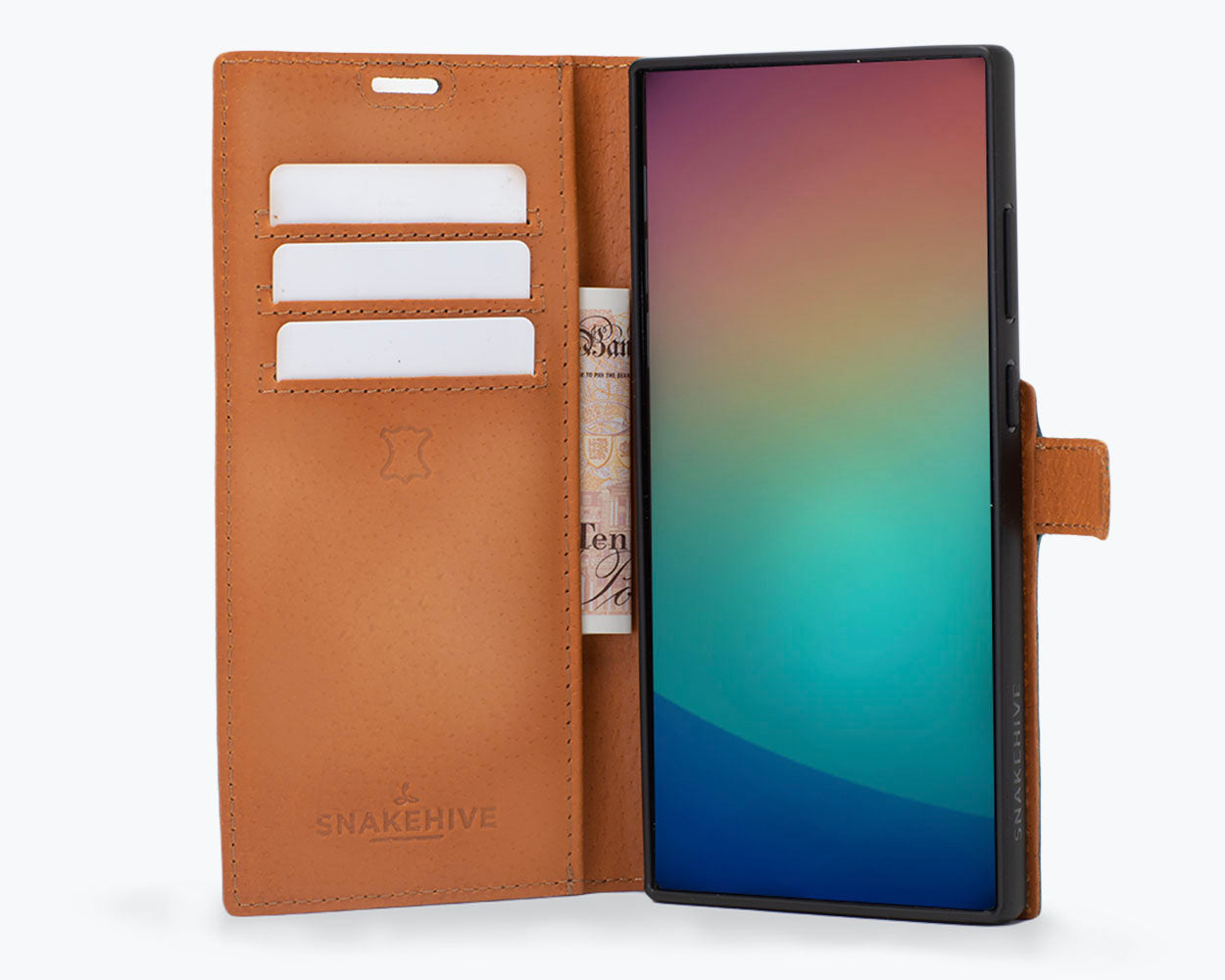 Samsung Galaxy S24 Ultra - Vintage Leather Wallet Phone Case