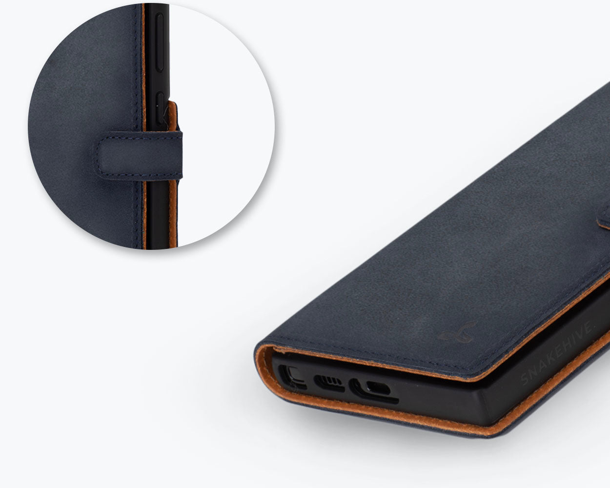 Samsung Galaxy S24 Ultra - Vintage Leather Wallet Phone Case
