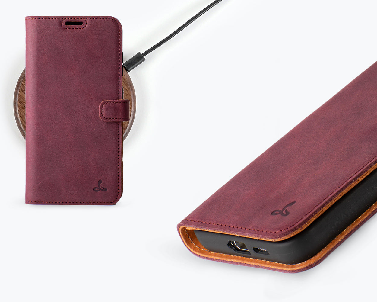 Samsung Galaxy S25 Ultra - Vintage Leather Wallet Phone Case