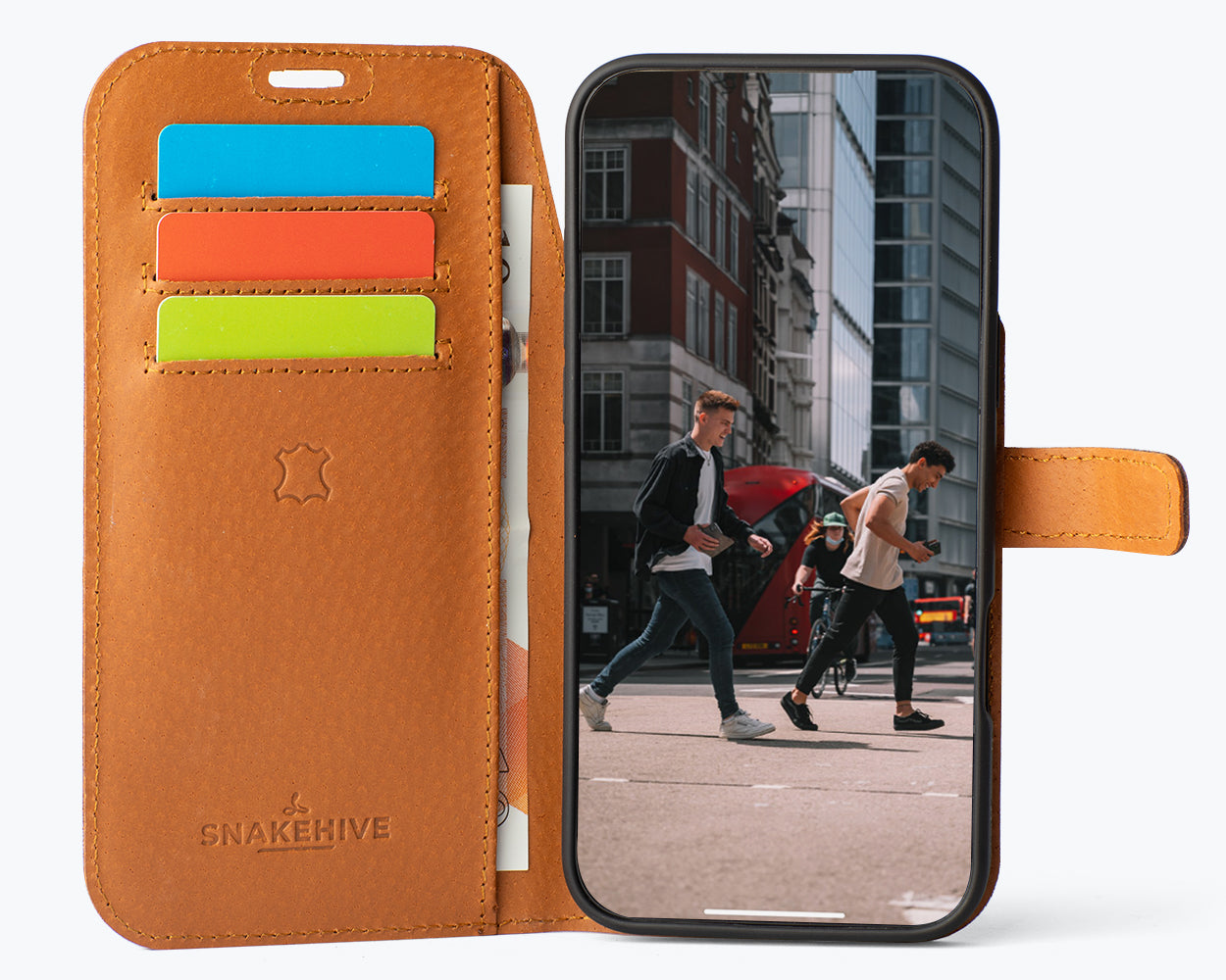 Apple iPhone Air - Vintage Leather Wallet Phone Case
