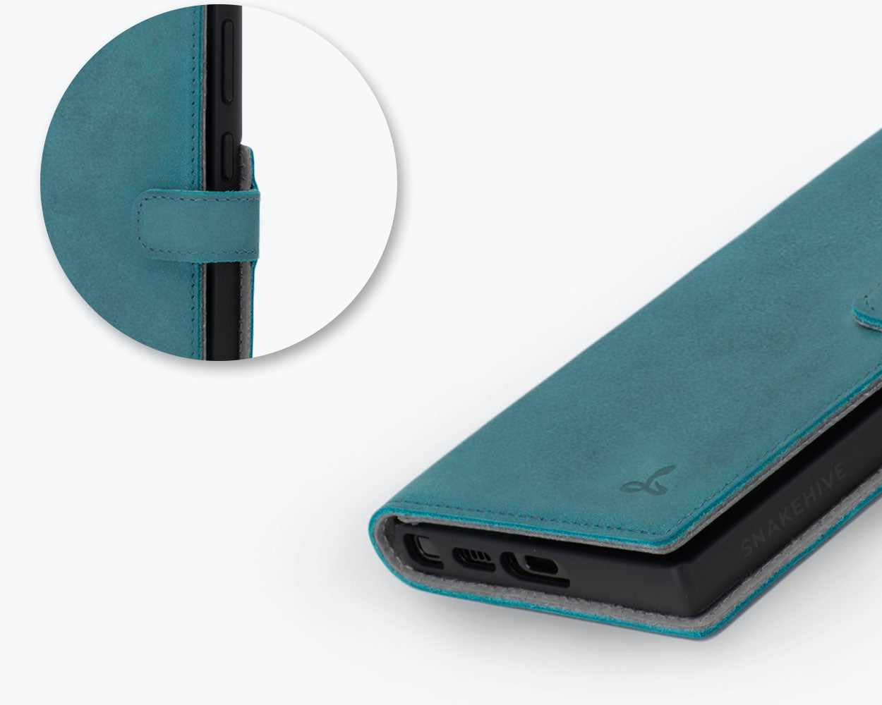 Samsung Galaxy S24 Ultra - Vintage Leather Wallet Phone Case