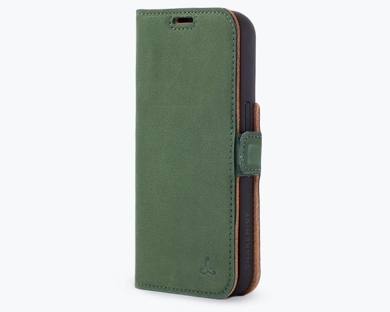 Apple iPhone 14 Pro - Vintage Leather Wallet Phone Case (Side Clasp)