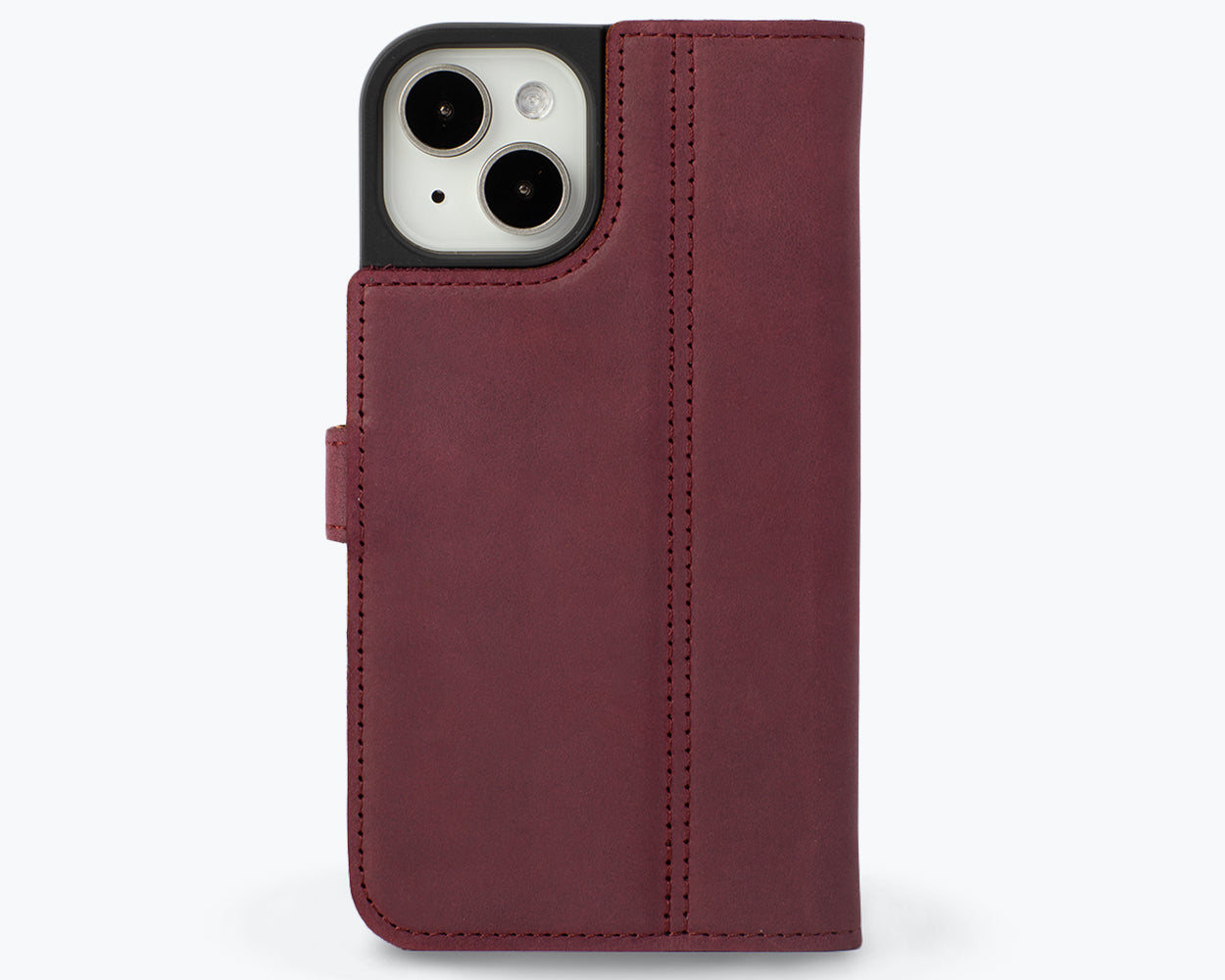 Apple iPhone 15 - Vintage Leather Wallet Phone Case
