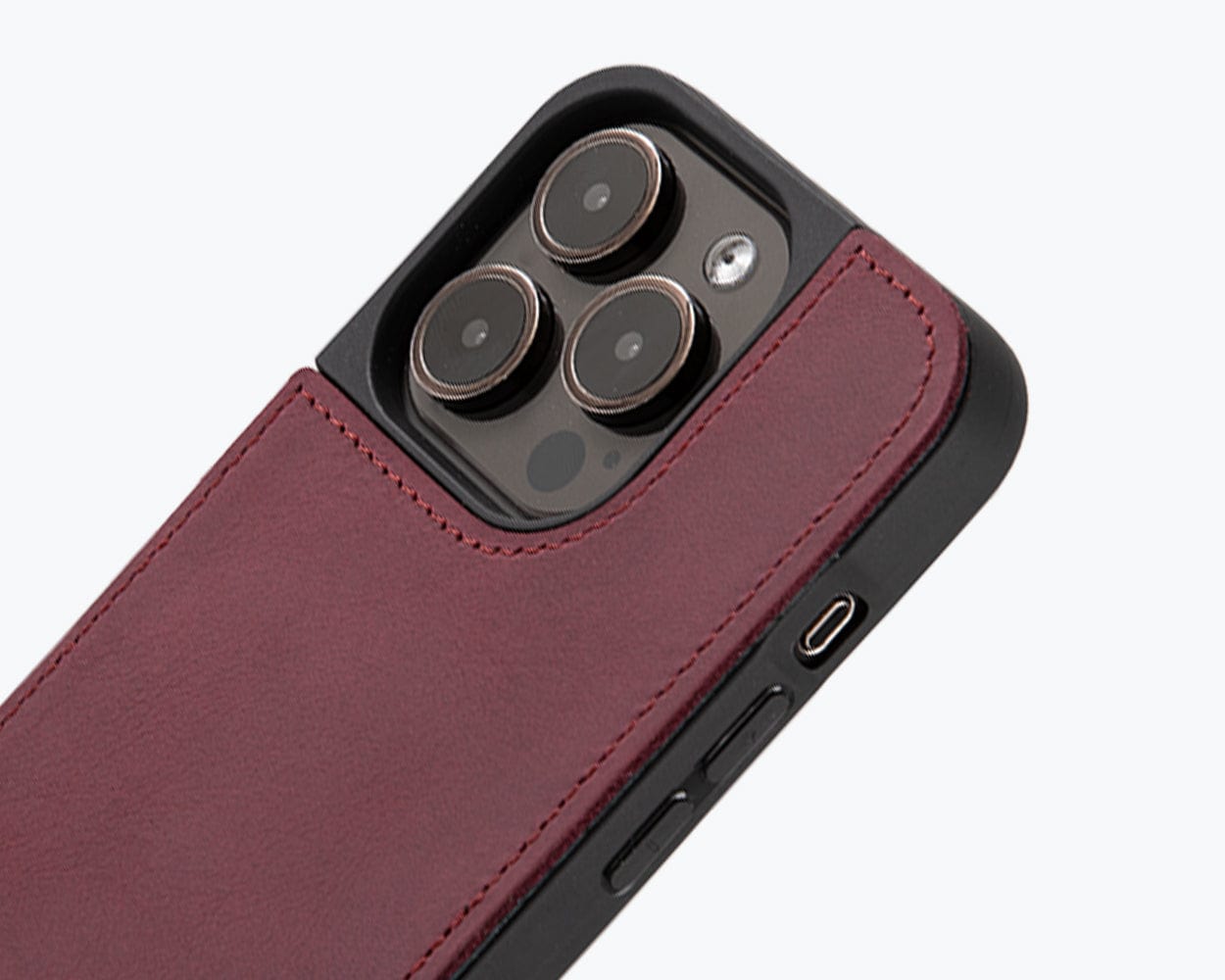 Apple iPhone 15 Pro - Vintage Leather Back Case