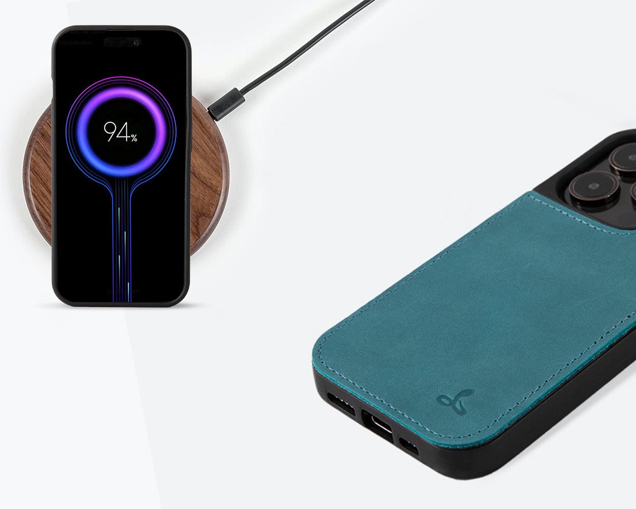 Apple iPhone 15 Pro - Vintage Leather Back Case