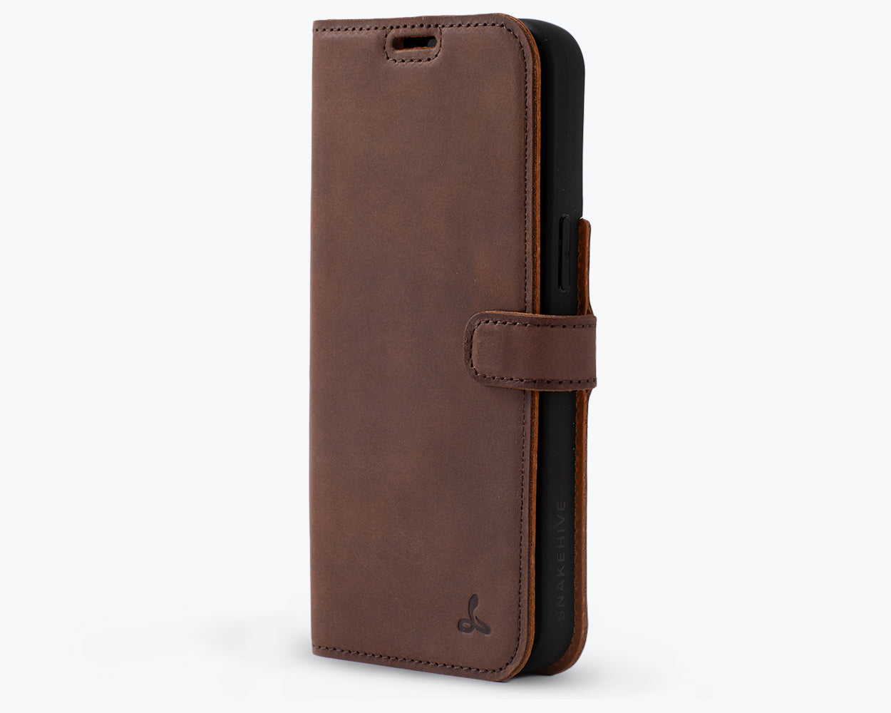 Apple iPhone 15 Pro Max - Vintage Leather Wallet Phone Case