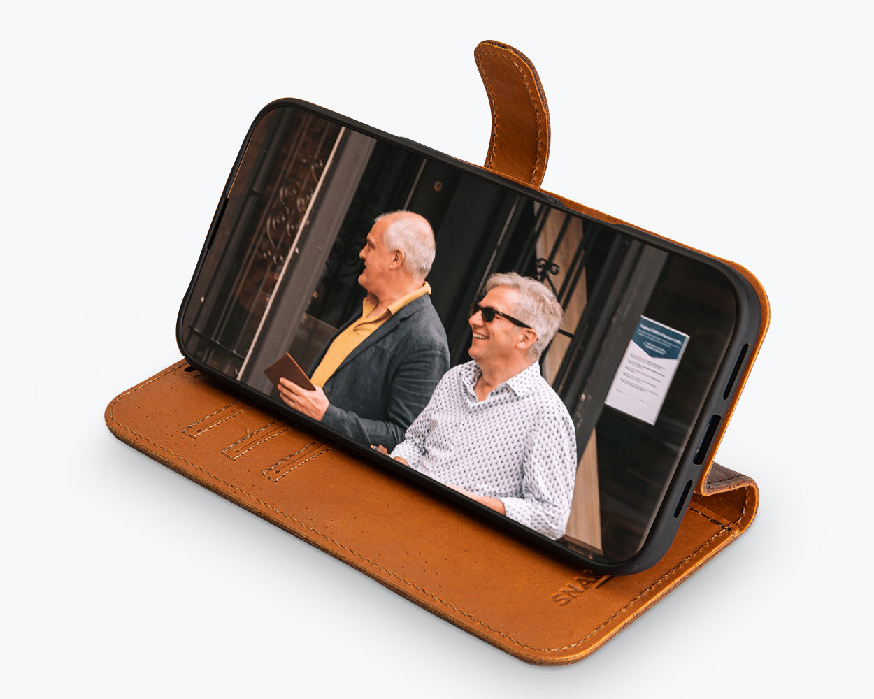 Apple iPhone 16 Plus - Vintage Leather Wallet Phone Case