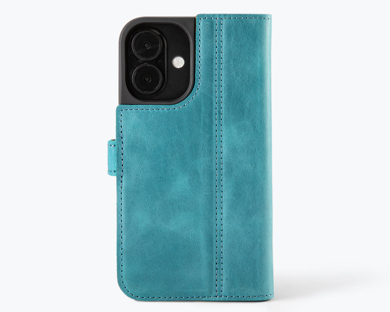 Apple iPhone 16 - Vintage Leather Wallet Phone Case