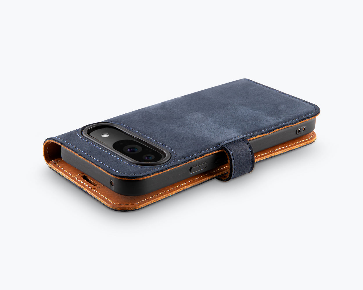 Google Pixel 9 - Vintage Leather Wallet Phone Case