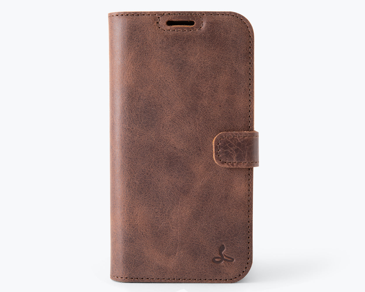 Apple iPhone 16e - Vintage Leather Wallet Phone Case