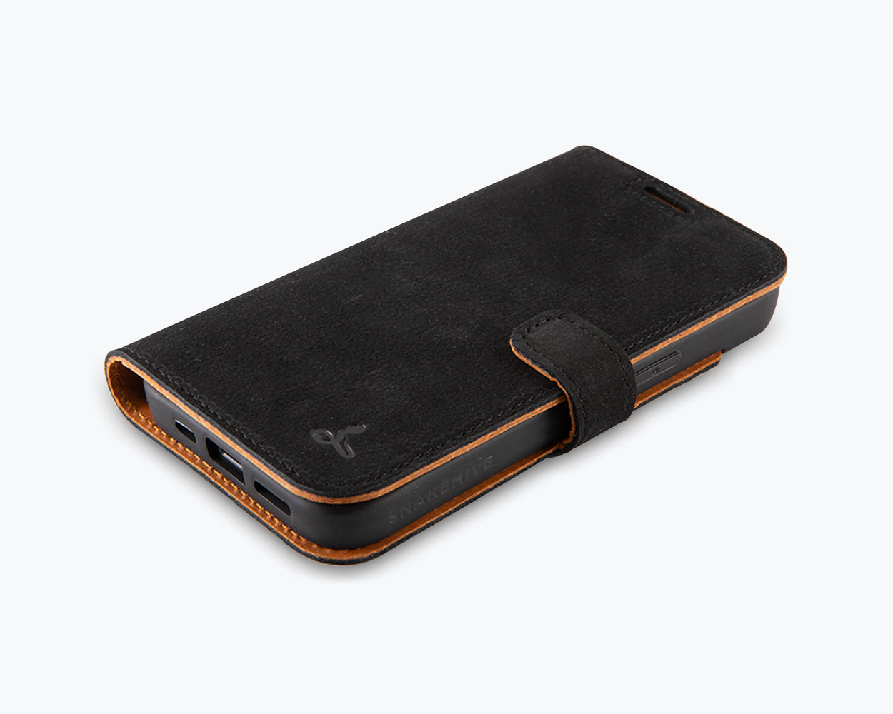 Apple iPhone 16e - Vintage Leather Wallet Phone Case