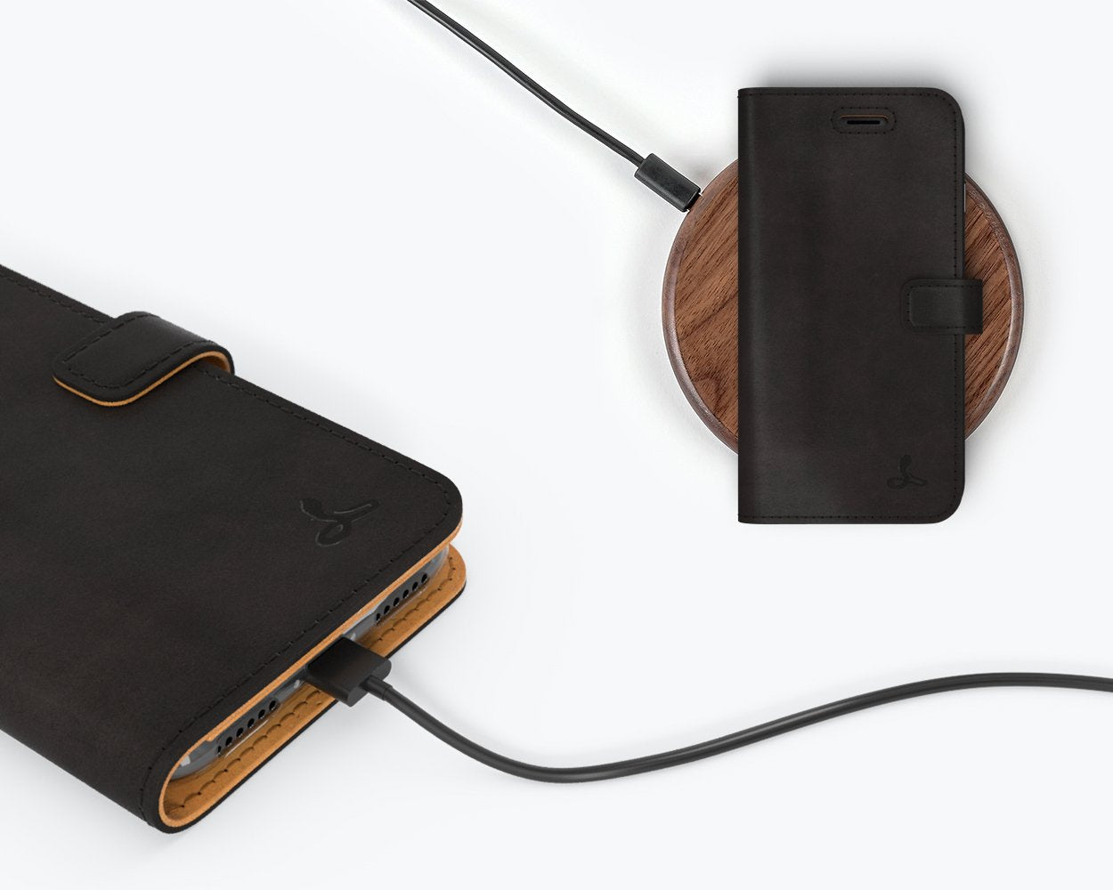 Apple iPhone 7 - Vintage Leather Wallet Phone Case