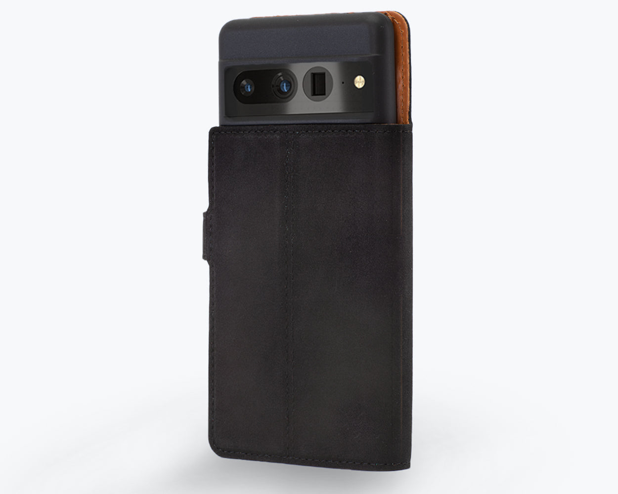 Google Pixel 6 - Vintage Leather Wallet Phone Case