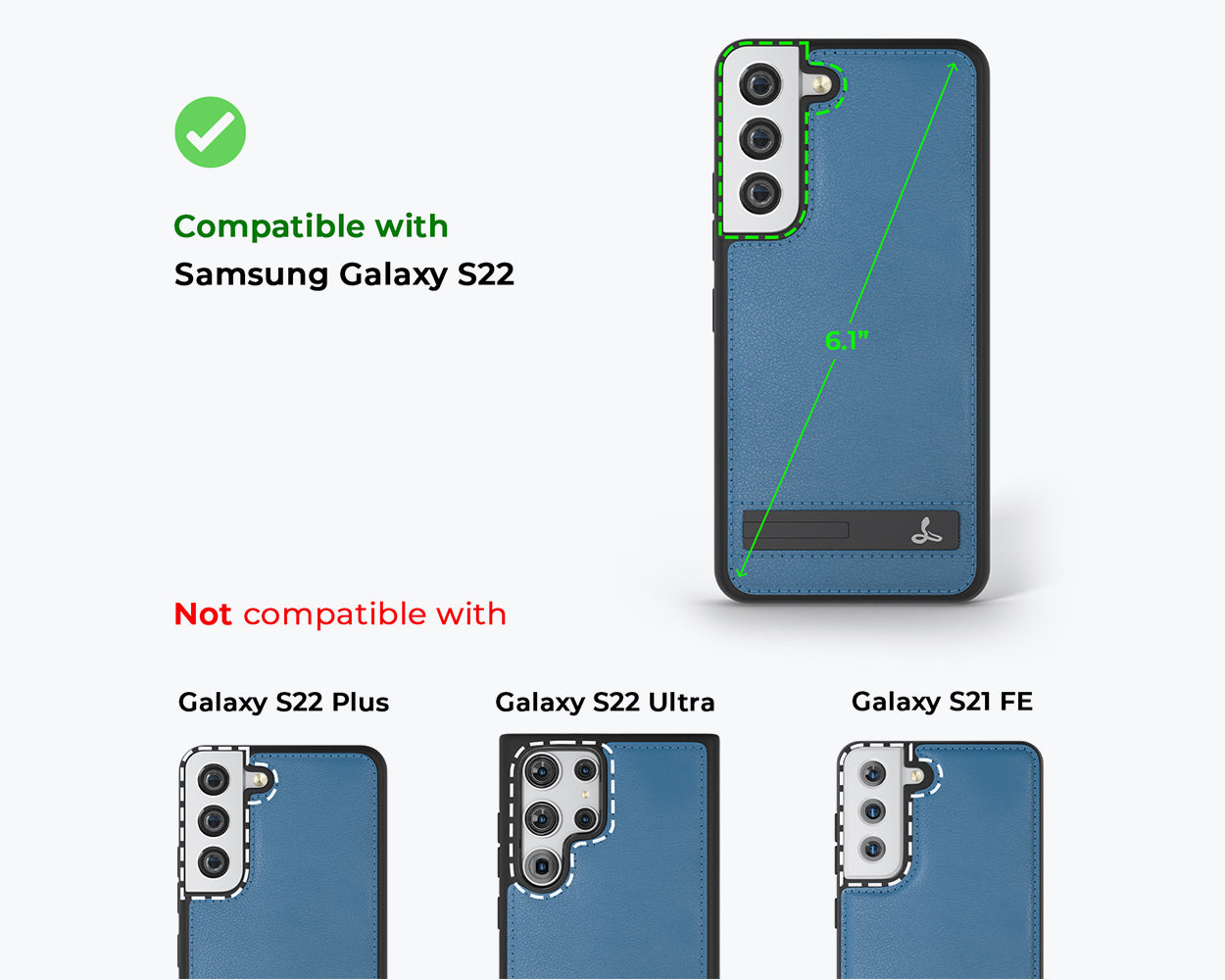 Samsung Galaxy S22 - Metro Leather Phone Case