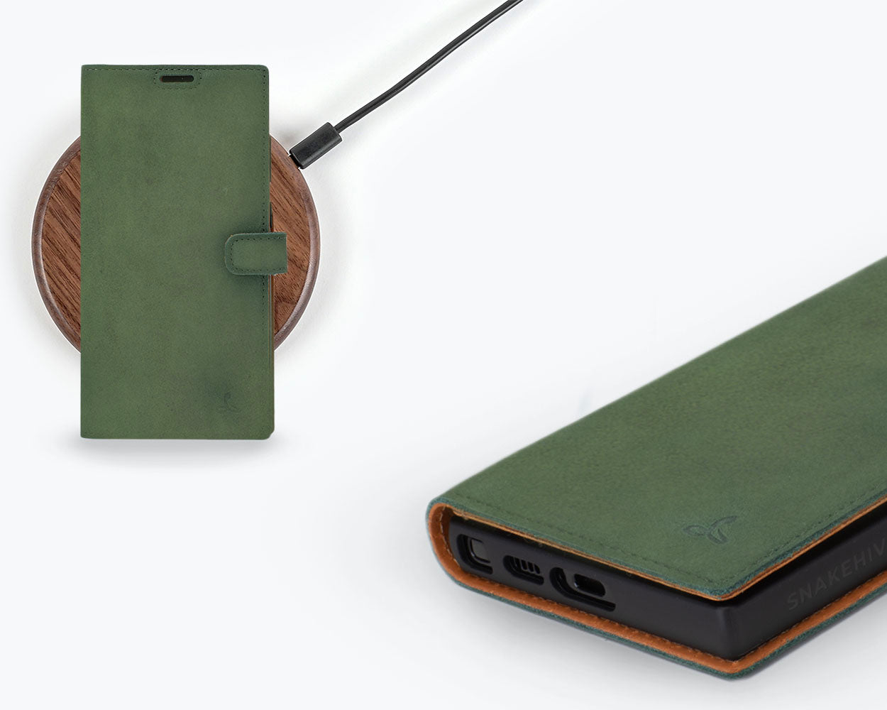 Samsung Galaxy S23 Ultra - Vintage Leather Wallet Phone Case