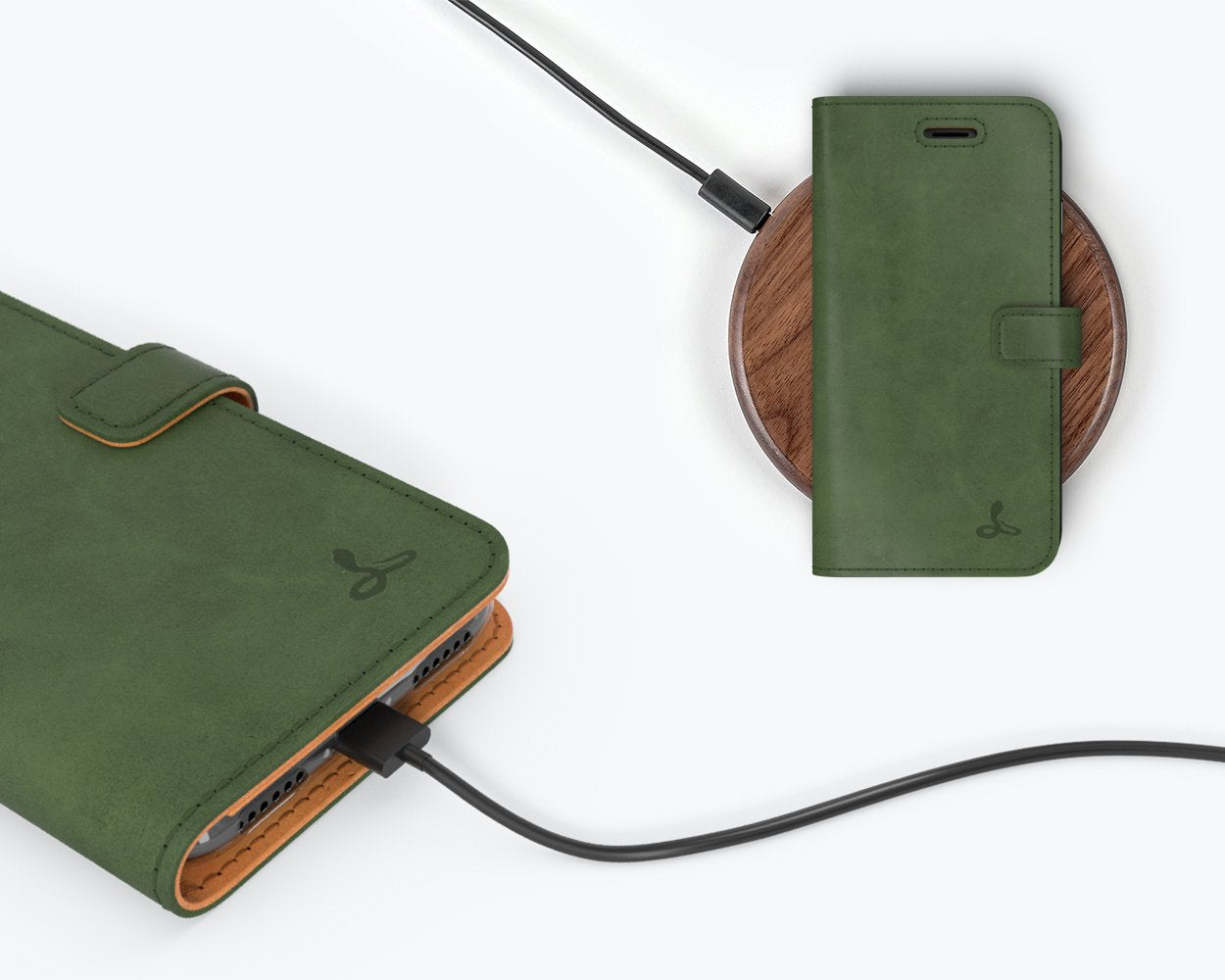 Apple iPhone 7 - Vintage Leather Wallet Phone Case