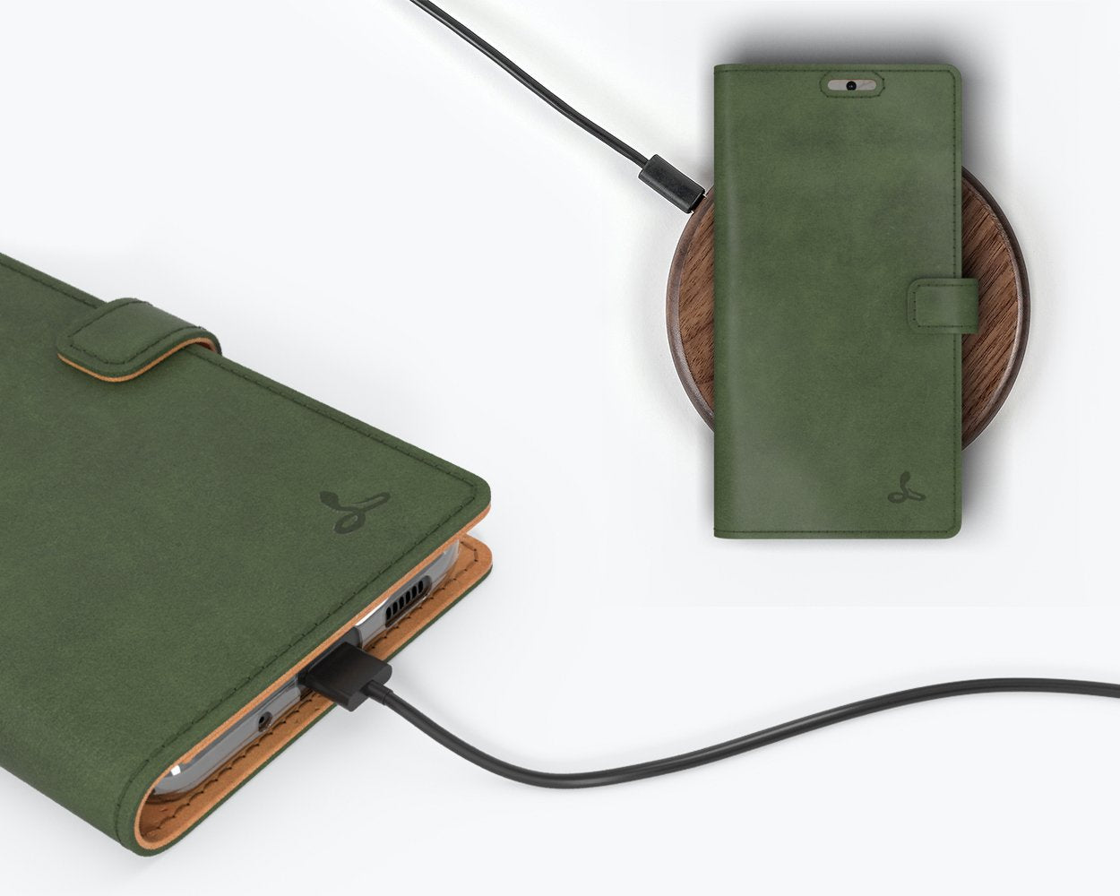 Samsung Galaxy S20 - Vintage Leather Wallet Phone Case