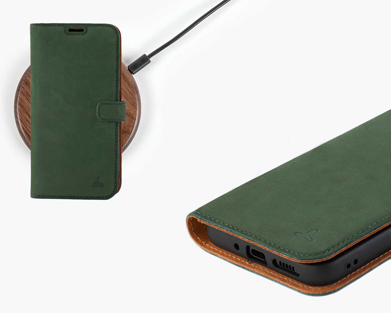 Samsung Galaxy A34 - Vintage Leather Wallet Phone Case