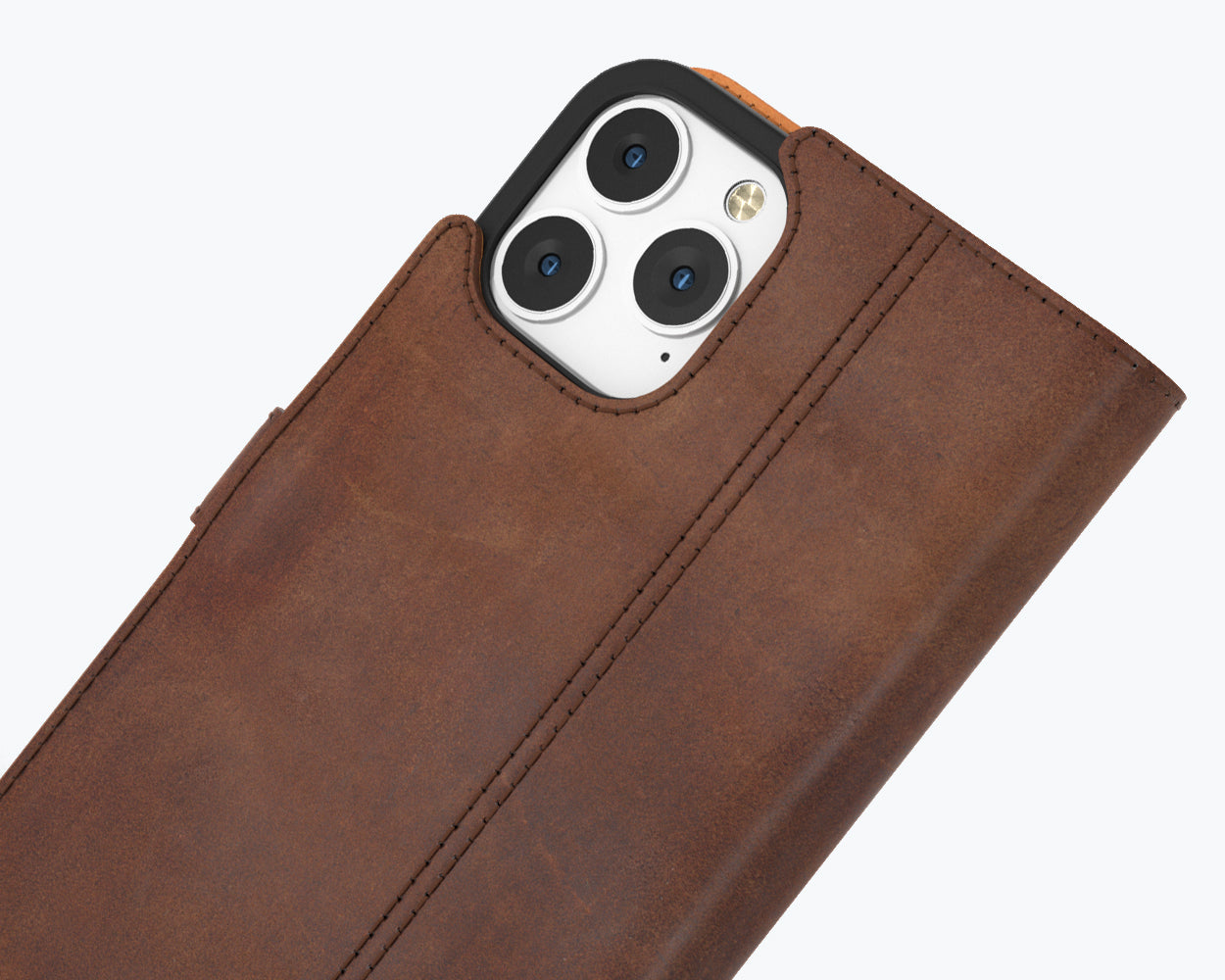Apple iPhone 13 Pro Max - Vintage Leather Wallet Phone Case