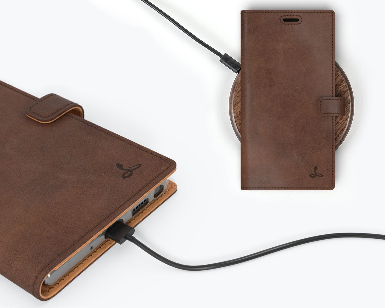 Samsung Galaxy Note 20 Ultra - Vintage Leather Wallet Phone Case