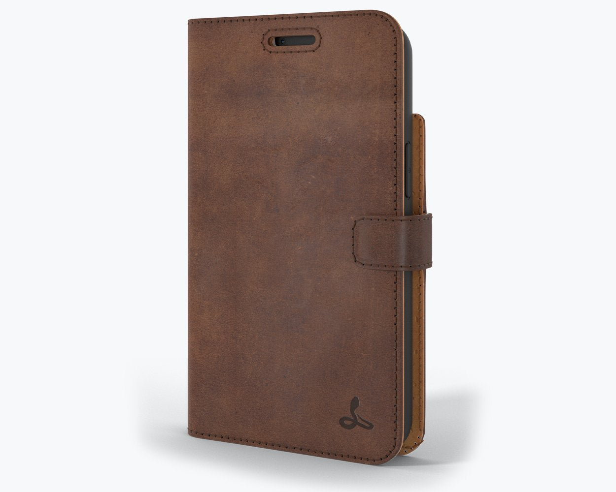 Apple iPhone 13 Mini - Vintage Leather Wallet Phone Case