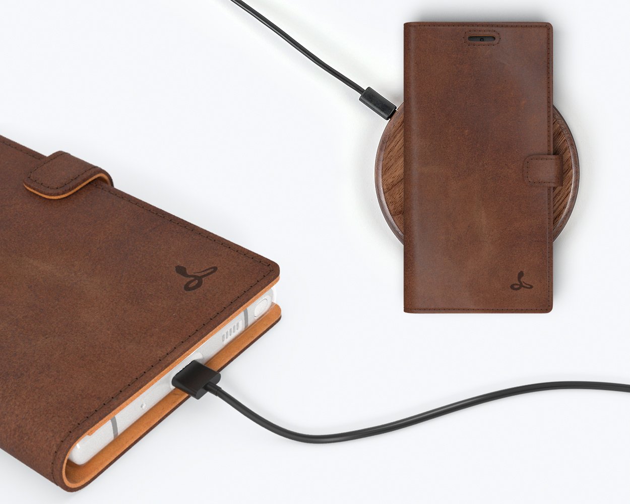 Samsung Galaxy Note 10 Plus - Vintage Leather Wallet Phone Case