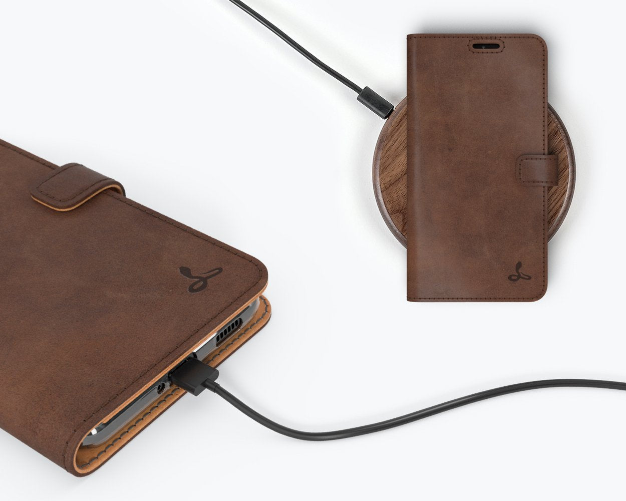 Samsung Galaxy S21 Plus - Vintage Leather Wallet Phone Case