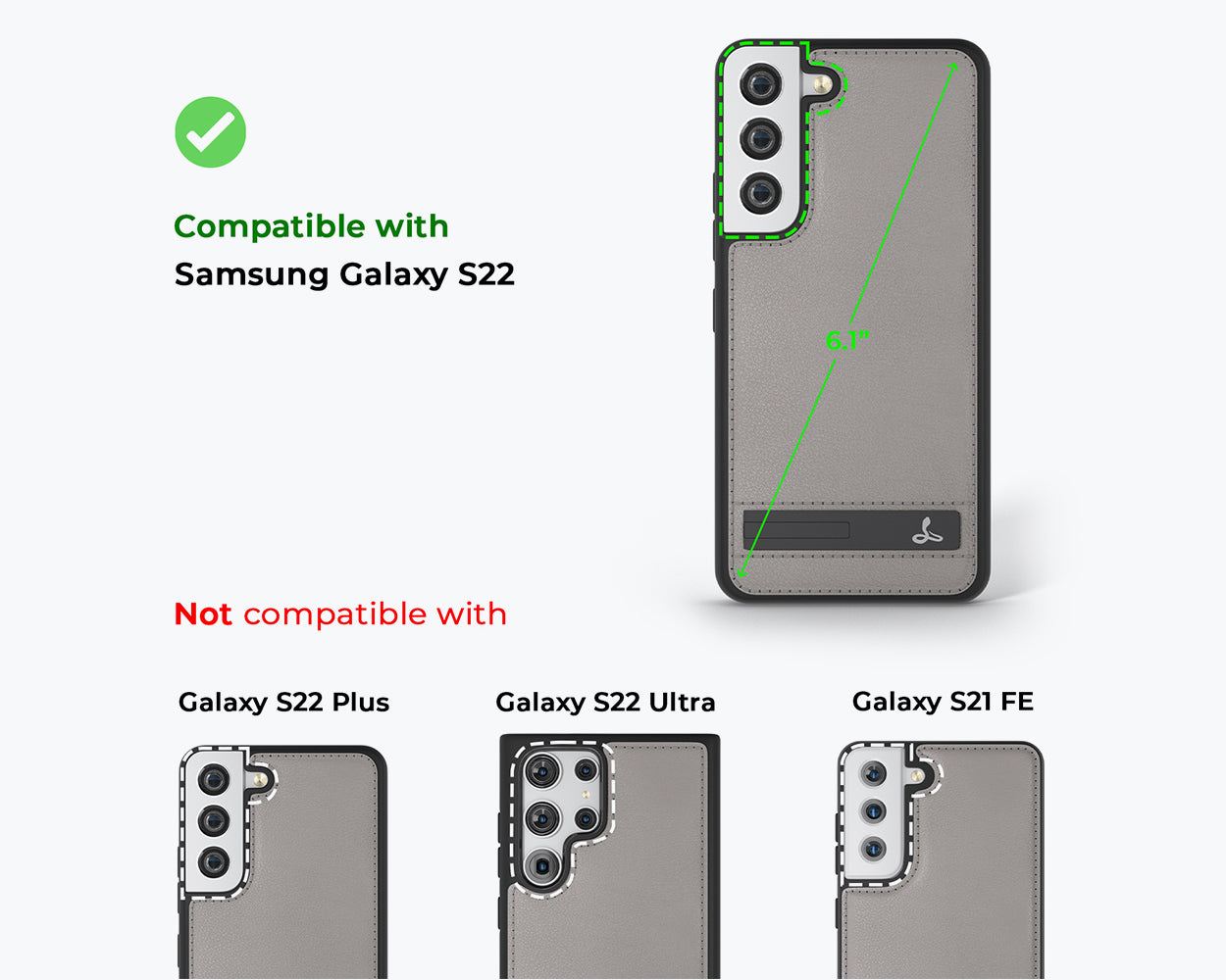 Samsung Galaxy S22 - Metro Leather Phone Case