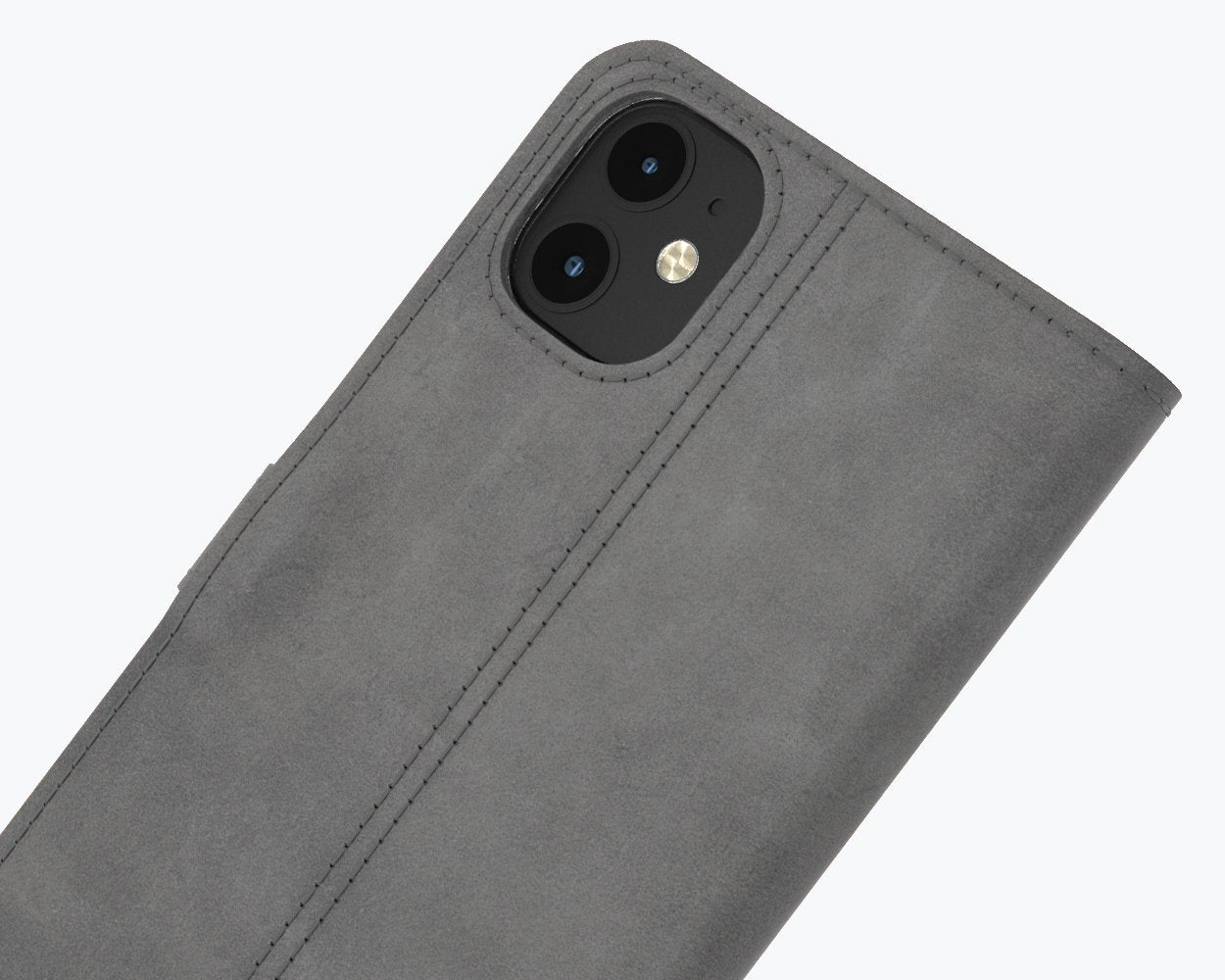 Apple iPhone 12 - Vintage Leather Wallet Phone Case