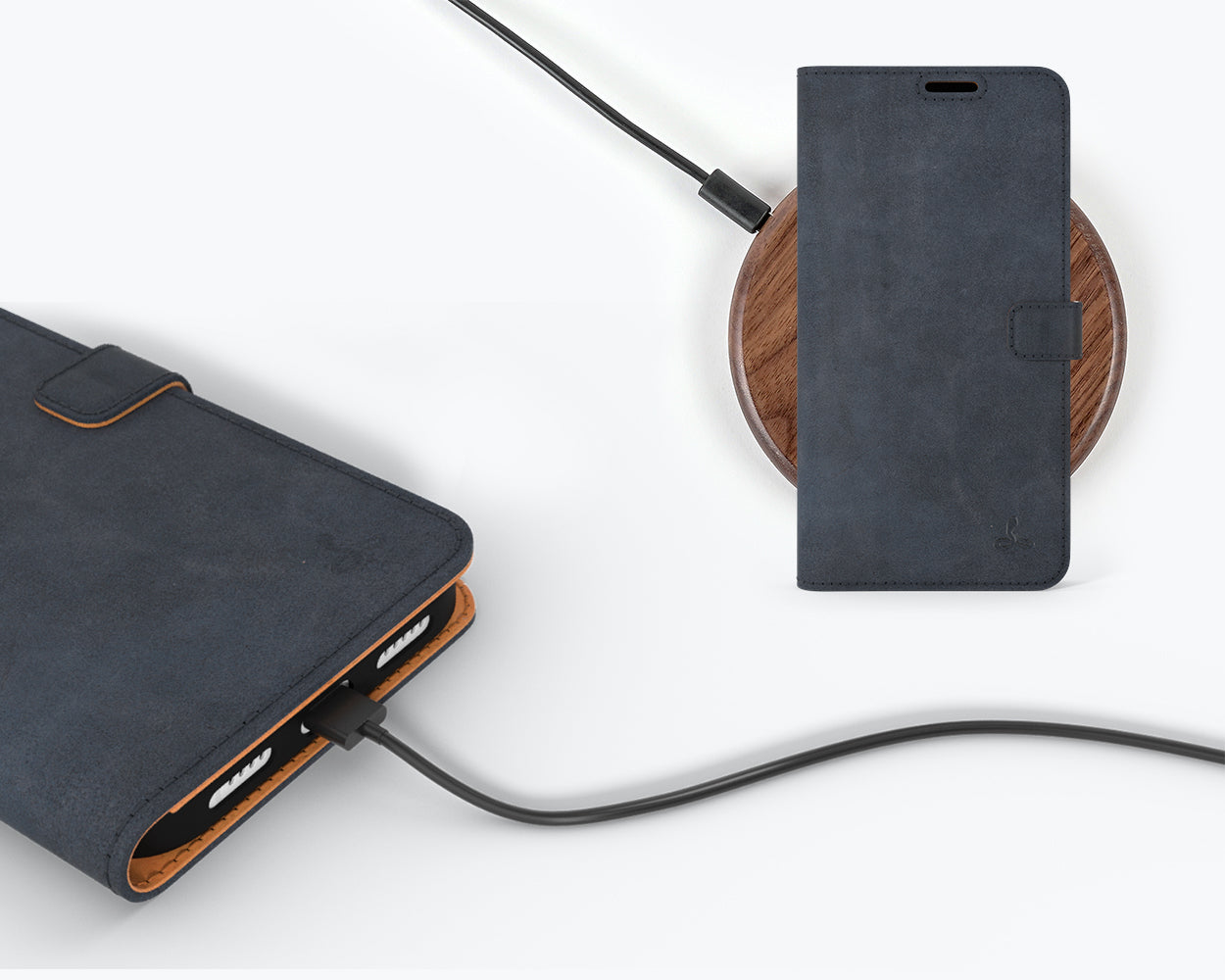 Apple iPhone 14 Pro Max - Vintage Leather Wallet Phone Case