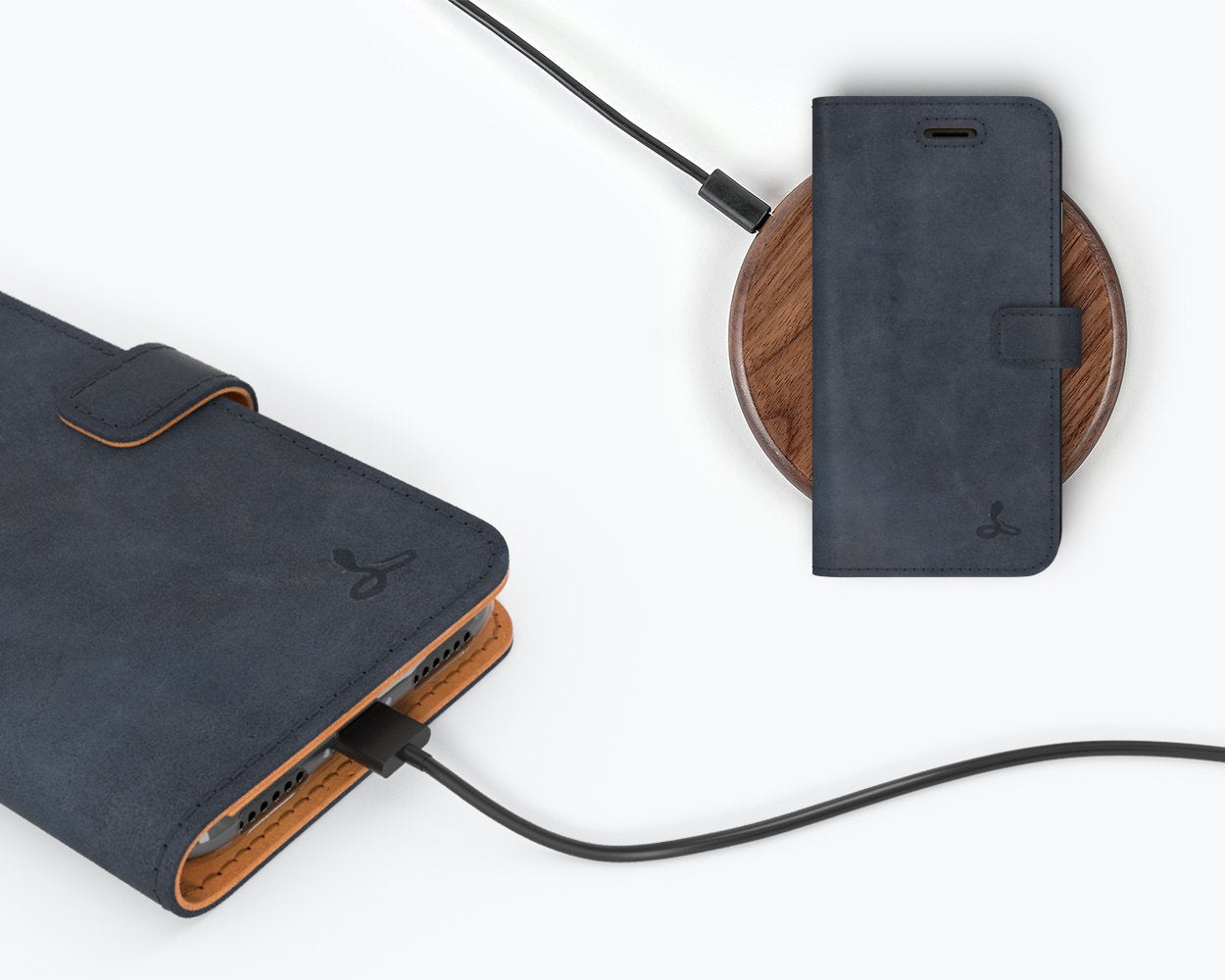Apple iPhone 7 - Vintage Leather Wallet Phone Case