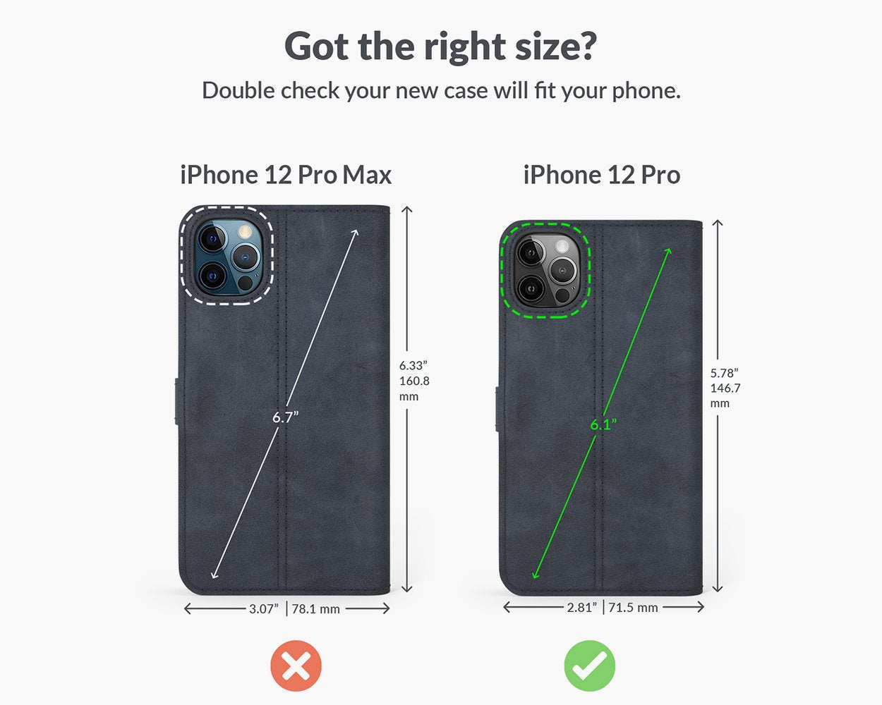 Apple iPhone 12 Pro - Vintage Leather Wallet Phone Case