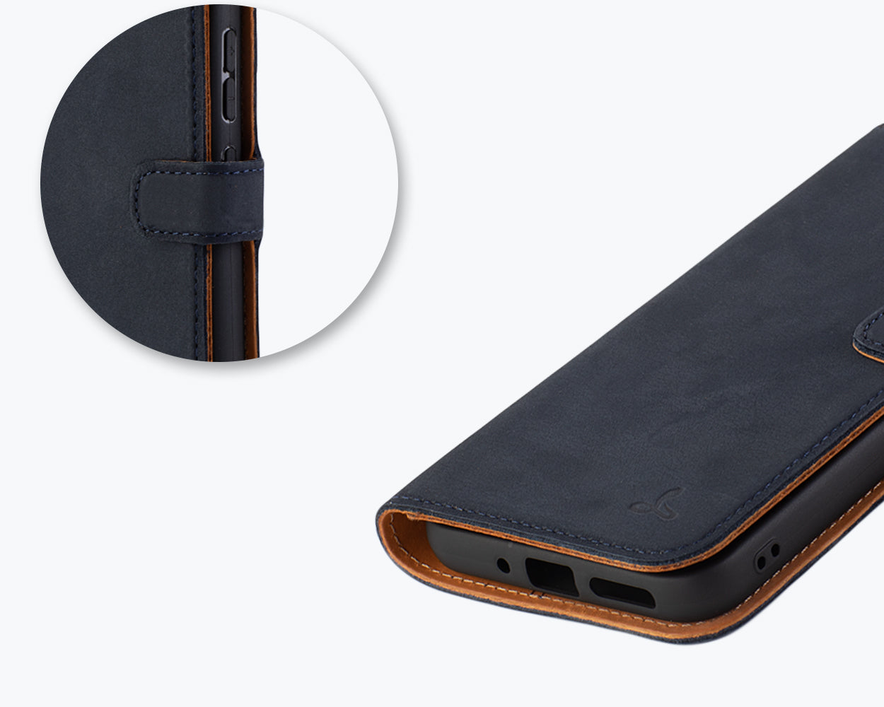 Samsung Galaxy A34 - Vintage Leather Wallet Phone Case
