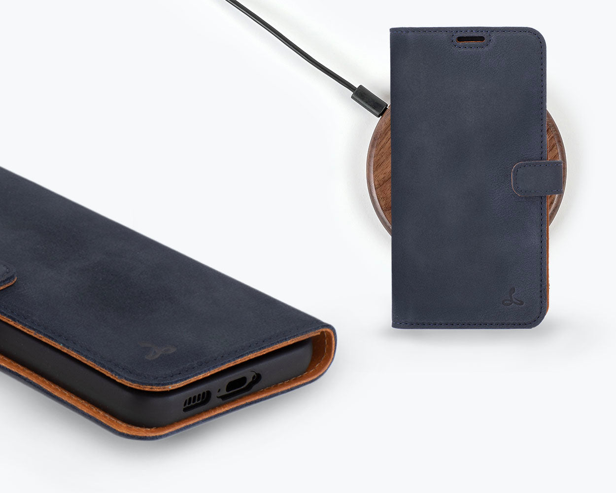 Samsung Galaxy S23 Plus - Vintage Leather Wallet Phone Case