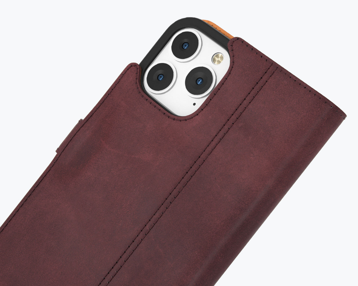 Apple iPhone 13 Pro Max - Vintage Leather Wallet Phone Case