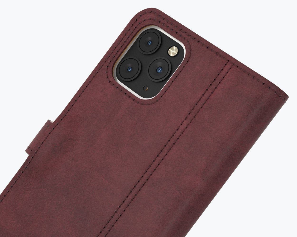 Apple iPhone 12 Pro Max - Vintage Leather Wallet Phone Case