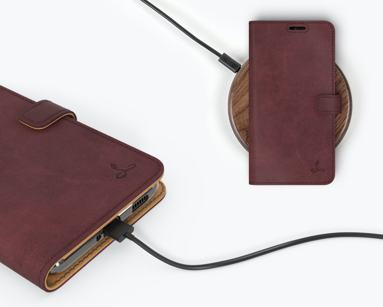 Samsung Galaxy S21 Plus - Vintage Leather Wallet Phone Case