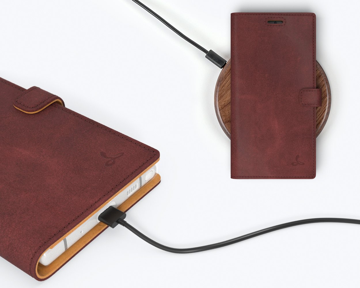 Samsung Galaxy Note 10 Plus - Vintage Leather Wallet Phone Case