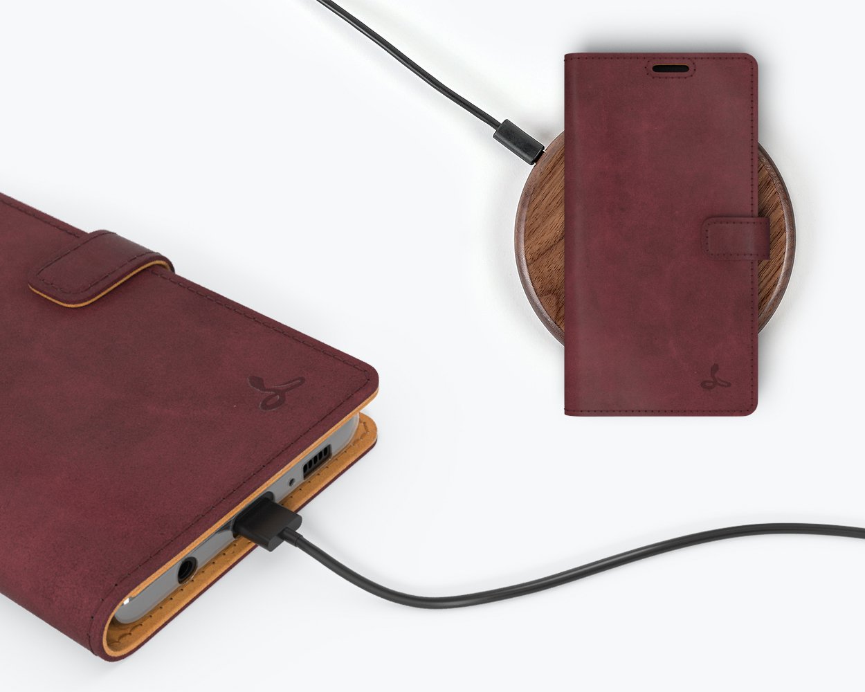 Vintage Leather Wallet - Samsung Galaxy S10 Plus