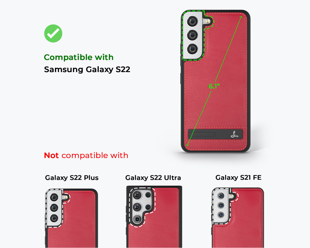Samsung Galaxy S22 - Metro Leather Phone Case
