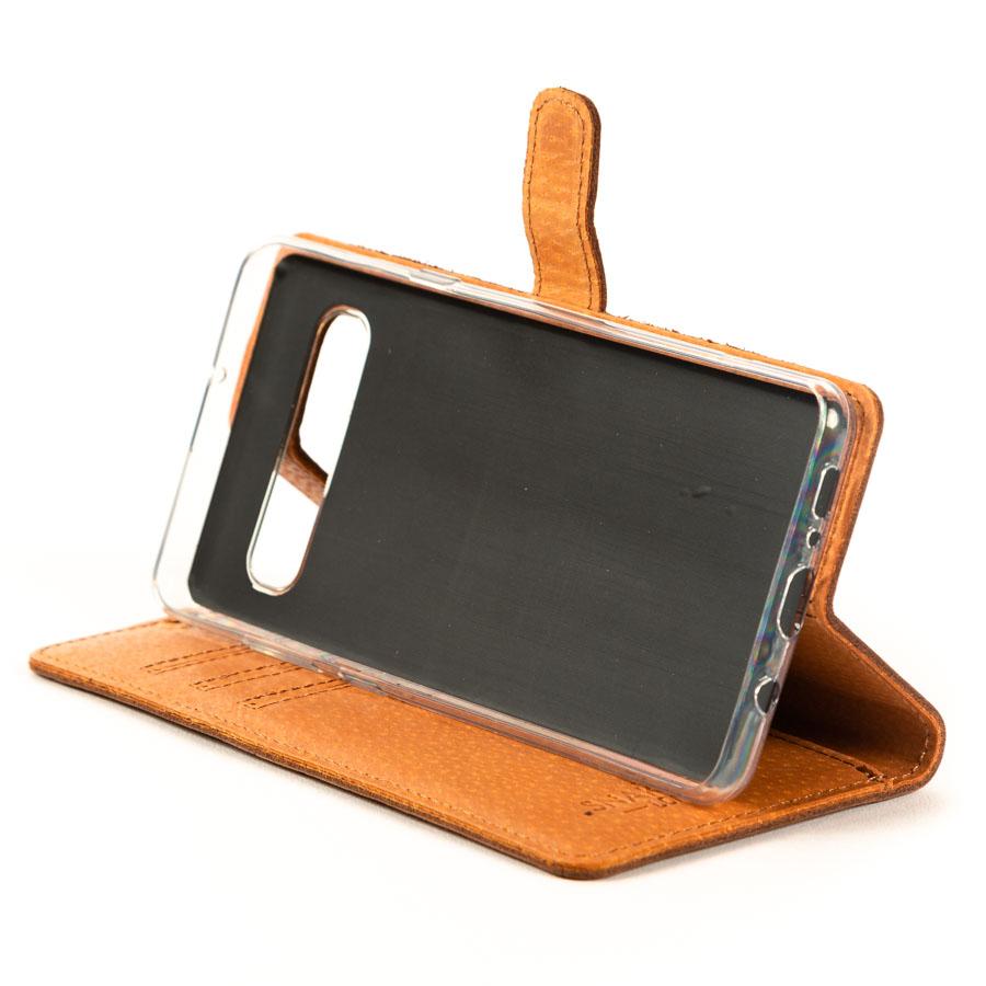 Samsung Galaxy S10 - Vintage Leather Wallet Phone Case