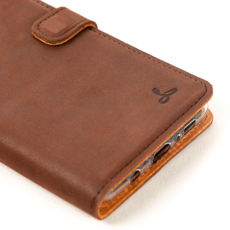 Samsung Galaxy S10 - Vintage Leather Wallet Phone Case