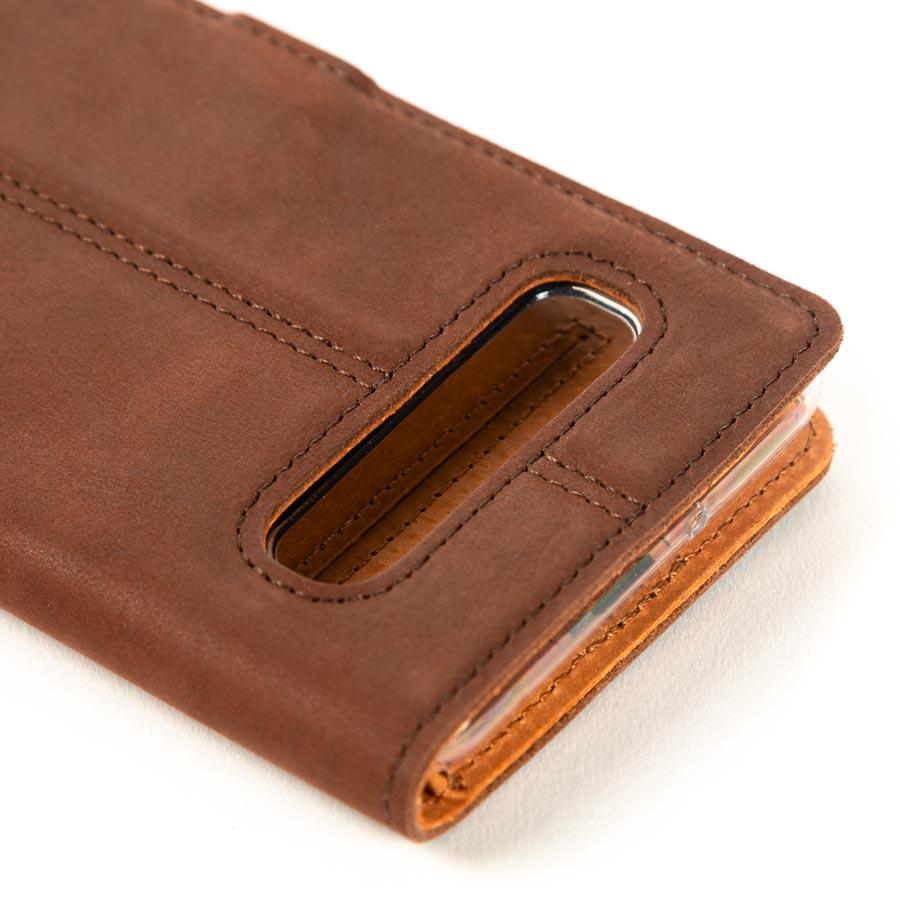 Samsung Galaxy S10 - Vintage Leather Wallet Phone Case