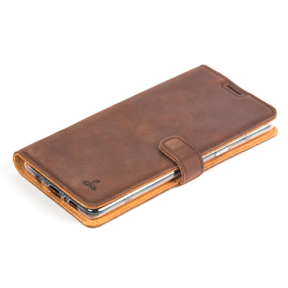 Samsung Galaxy S10 - Vintage Leather Wallet Phone Case