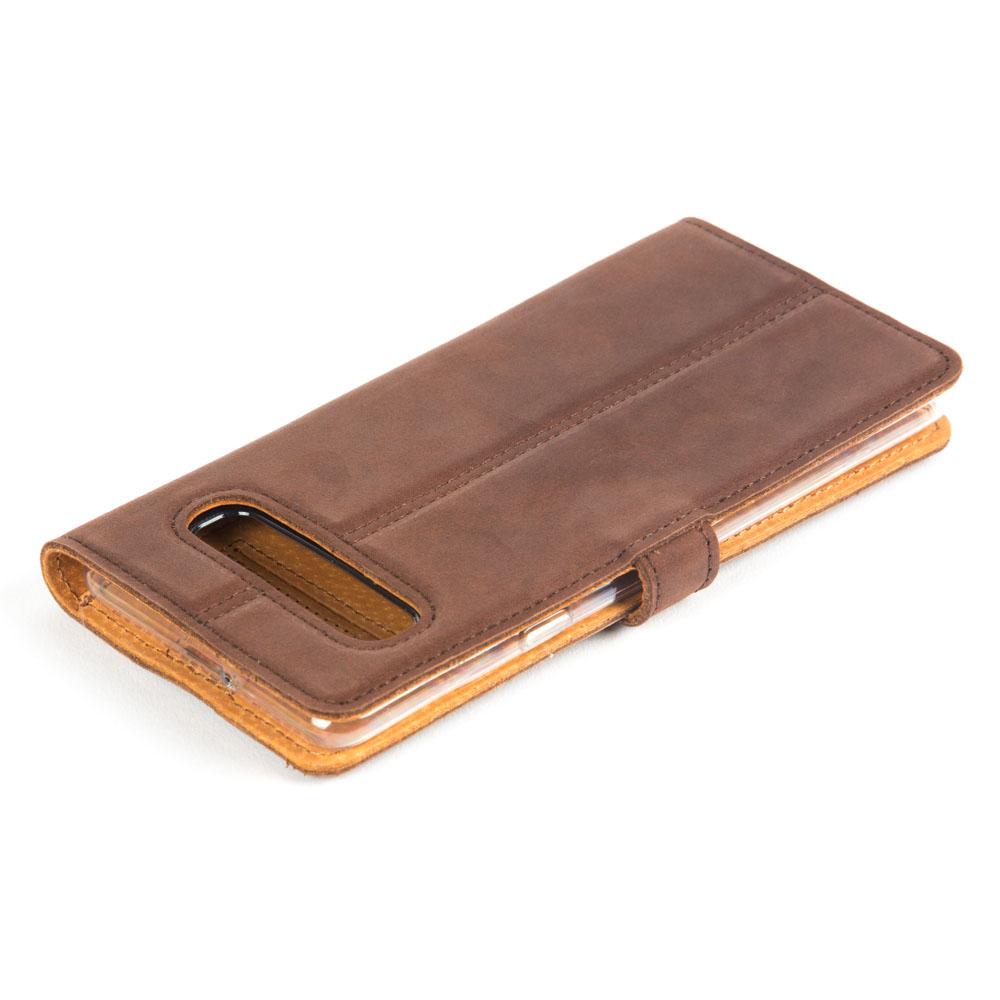 Samsung Galaxy S10 - Vintage Leather Wallet Phone Case
