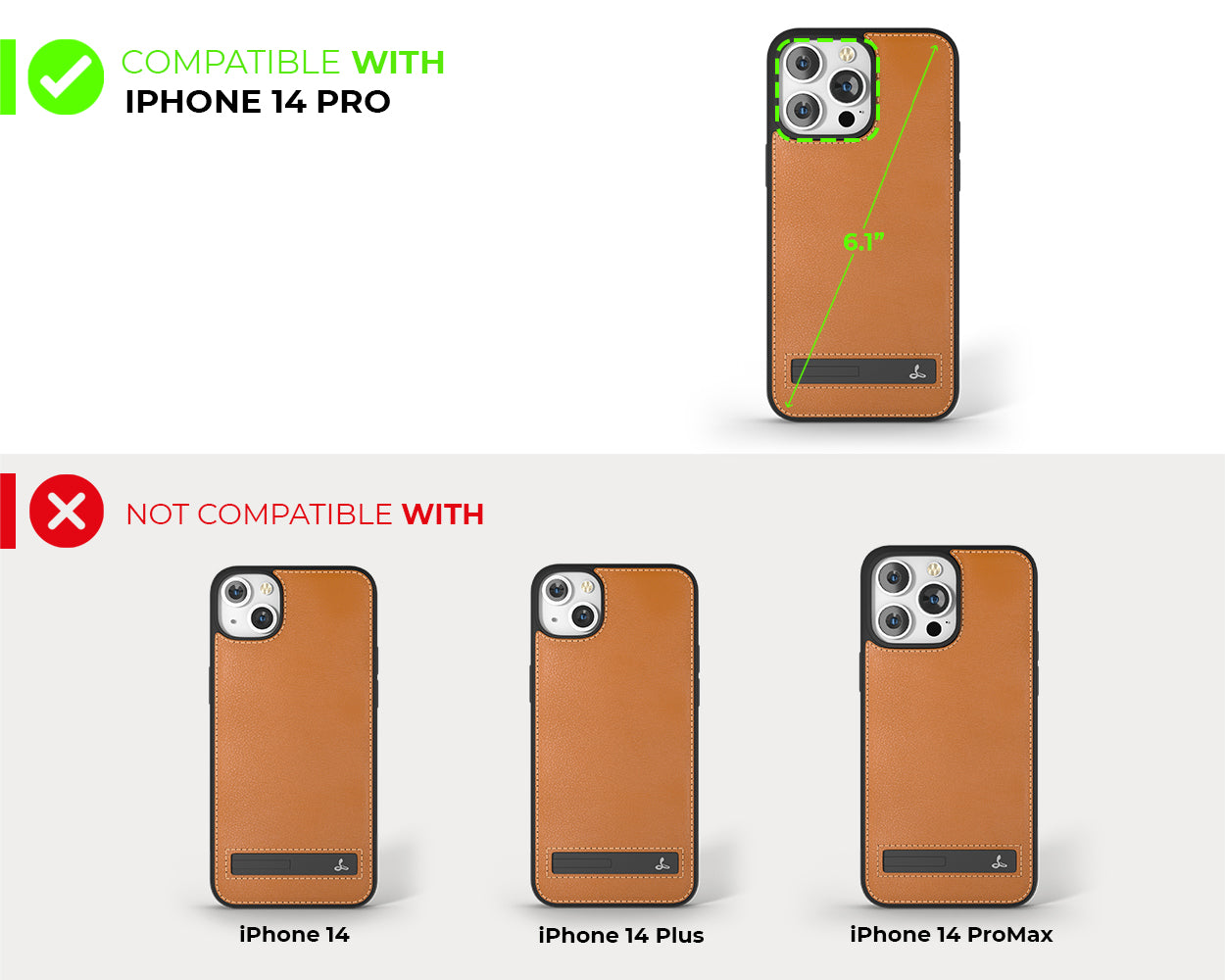 Apple iPhone 14 Pro - Metro Leather Phone Case