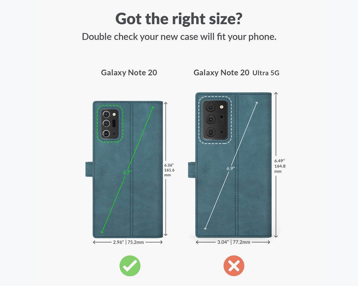 Samsung Galaxy Note 20 - Vintage Leather Wallet Phone Case