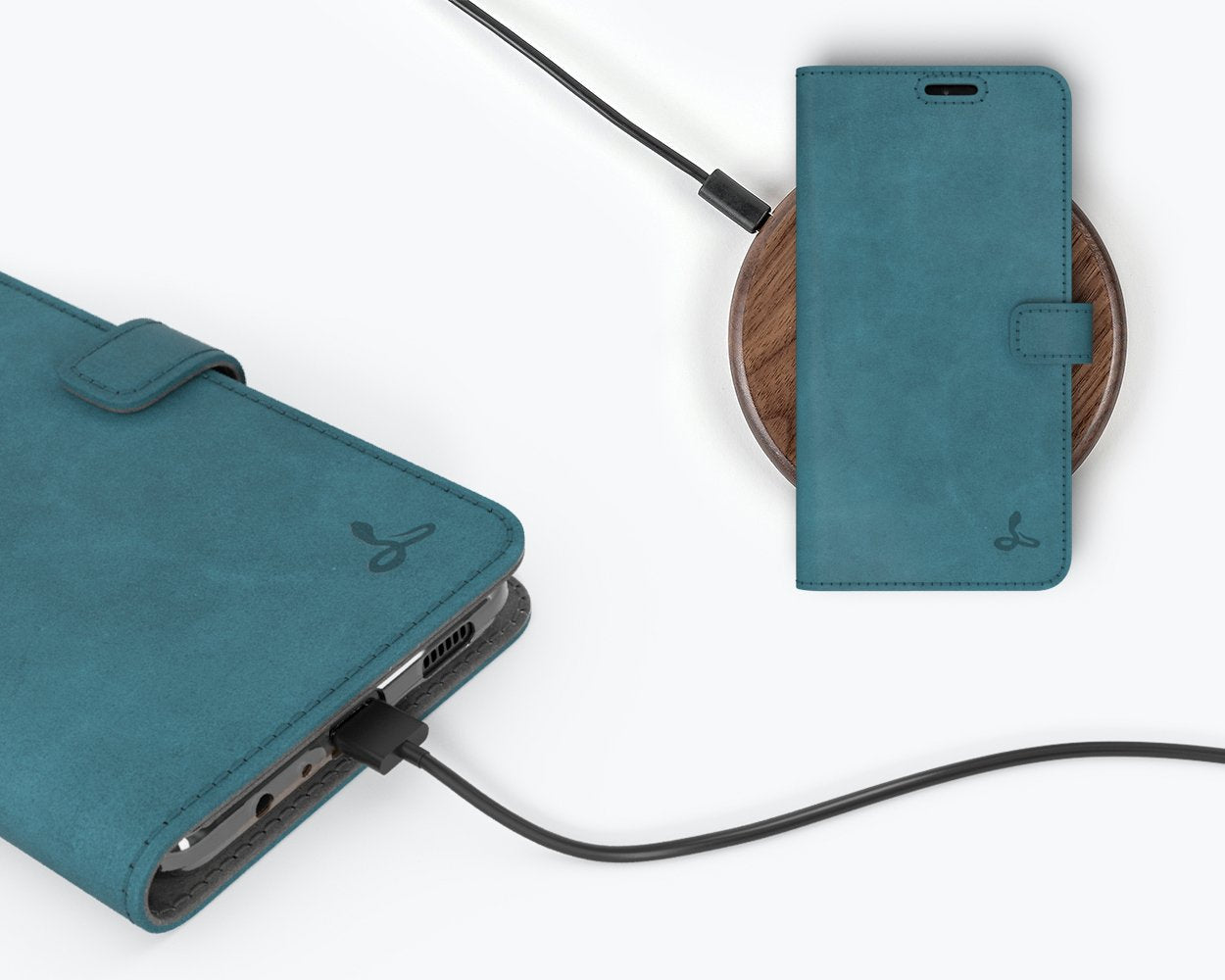 Samsung Galaxy A12 - Vintage Leather Wallet Phone Case